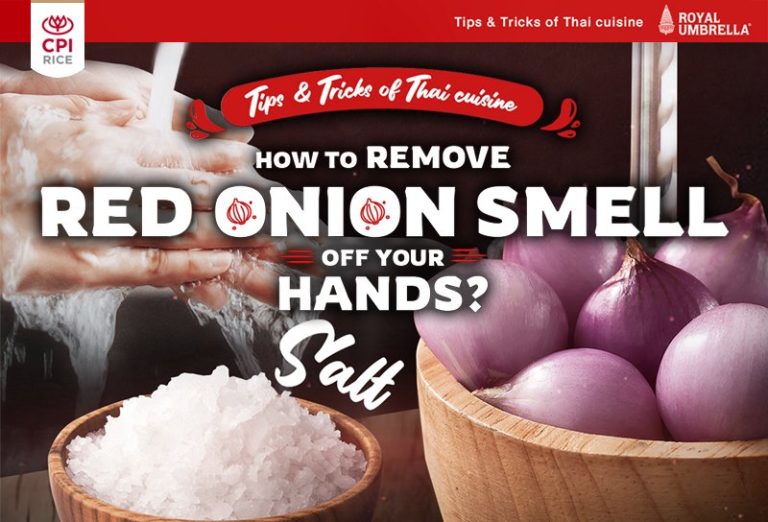 How To Remove Red Onion Smell Off Your Hands CP THAIRICE
