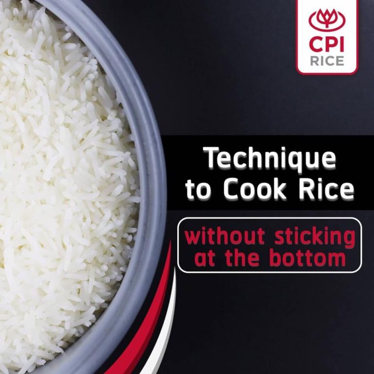 Technique to Cook Rice without sticking at the bottom CP THAIRICE