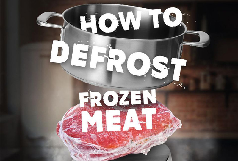 How to defrost Frozen Meat without heat - CP THAIRICE