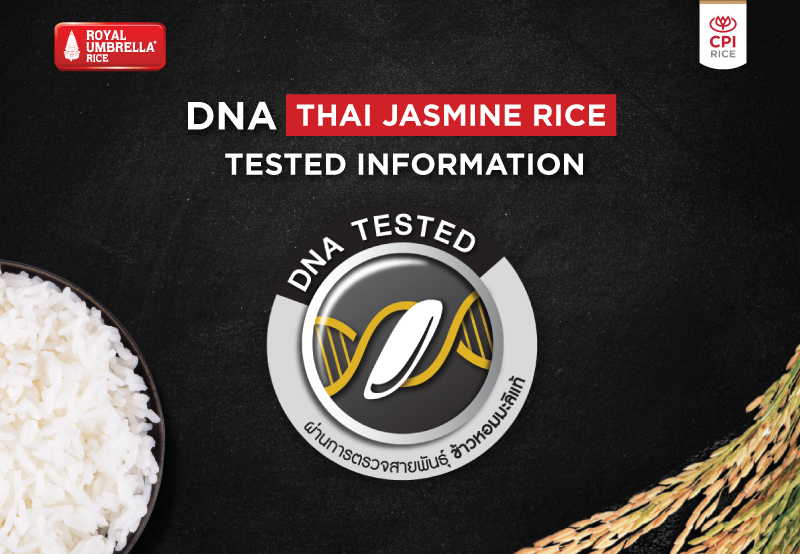 DNA Thai Jasmine Rice Tested Information Royal Umbrella