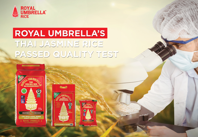 Royal Umbrella’s Thai jasmine rice passed quality test