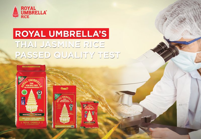 Royal Umbrella’s Thai Jasmine Rice Passed Quality Test