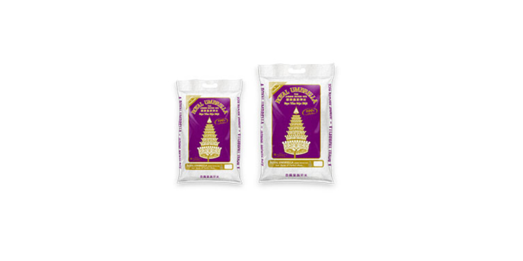 What sizes does Royal Umbrella’s Thai Jasmine Rice Come in