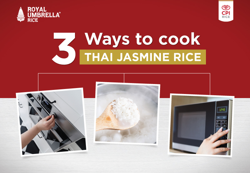 3 Ways to cook Thai jasmine rice