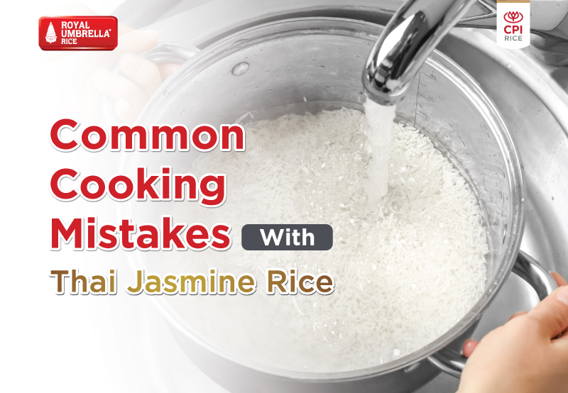 Common cooking mistakes with Thai jasmine rice