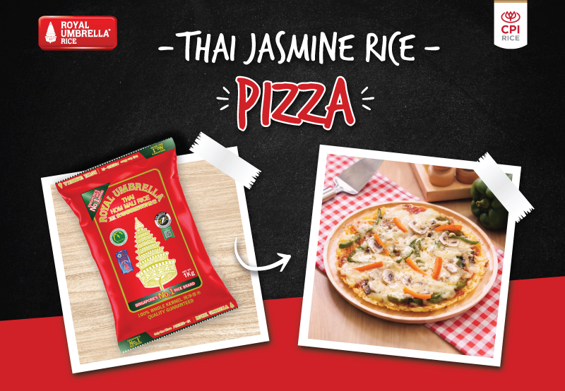 Thai Jasmine Rice Pizza